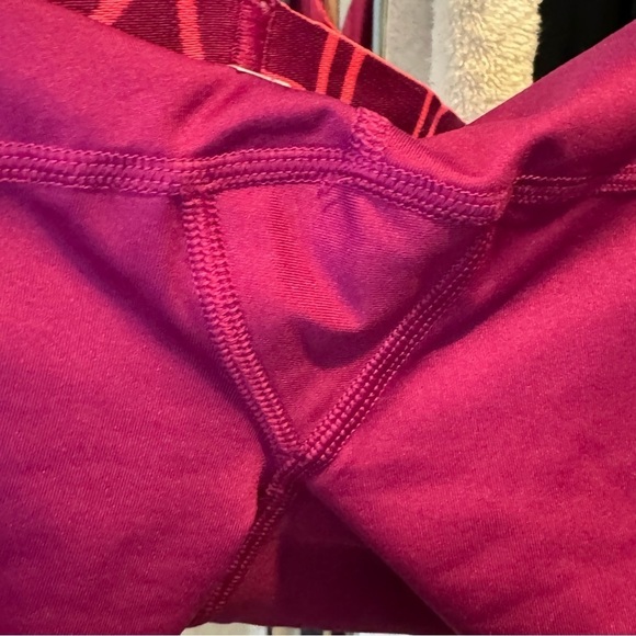 Under Armour Big Logo UA Women’s Compression Shorts Fushia Deep Pink - Picture 9 of 14